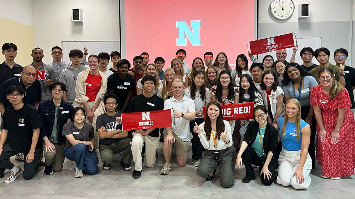 Twelve business students led CliftonStrengths workshops at four Malaysian universities over a week-long trip in March. As part of the study abroad experience, they learned how to coach across cultures in a course called Strengths in a Global Context: Exploring Malaysia and Management (MNGT 398).